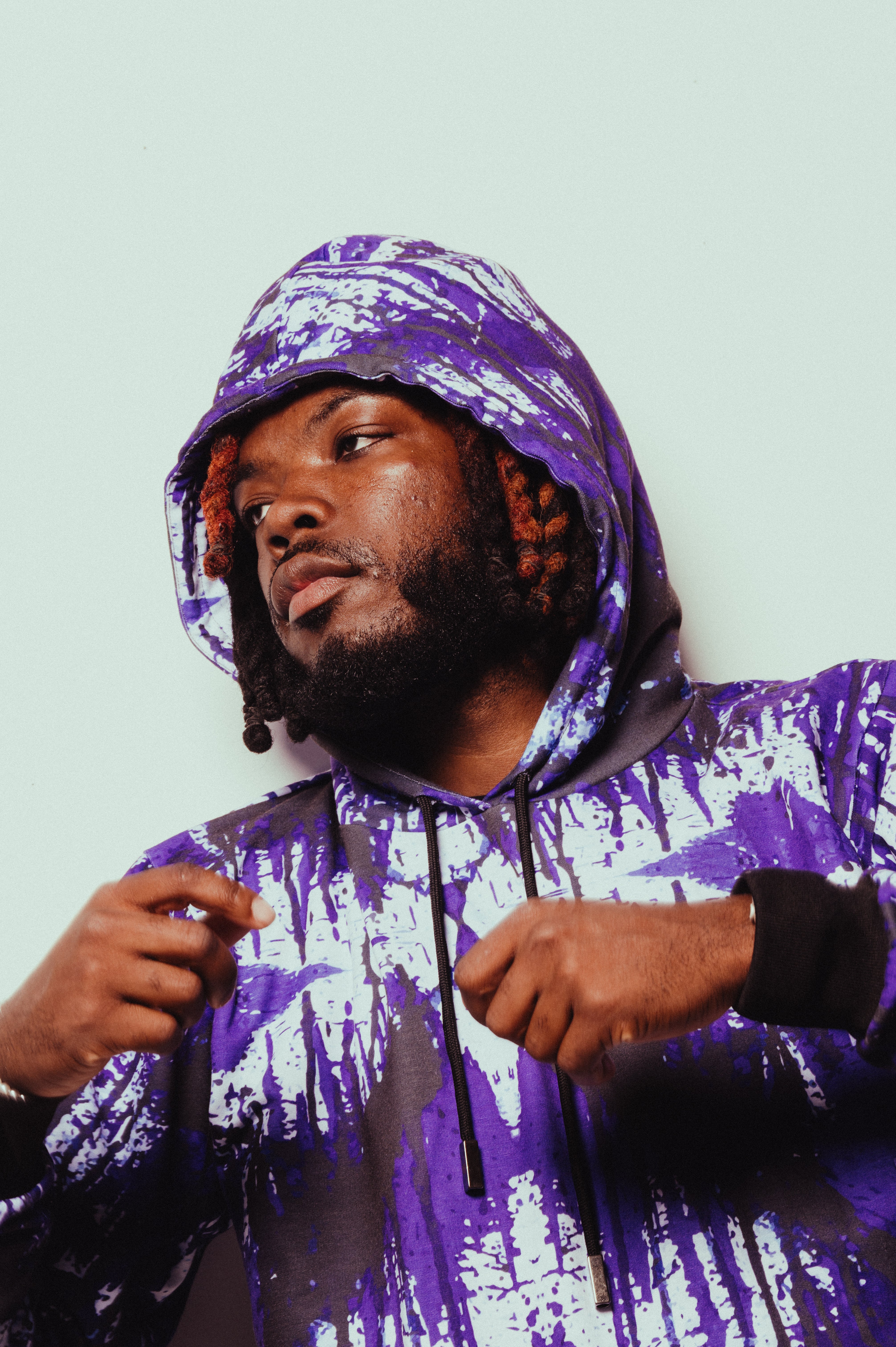 Splattered Painter's Effect Hoodie