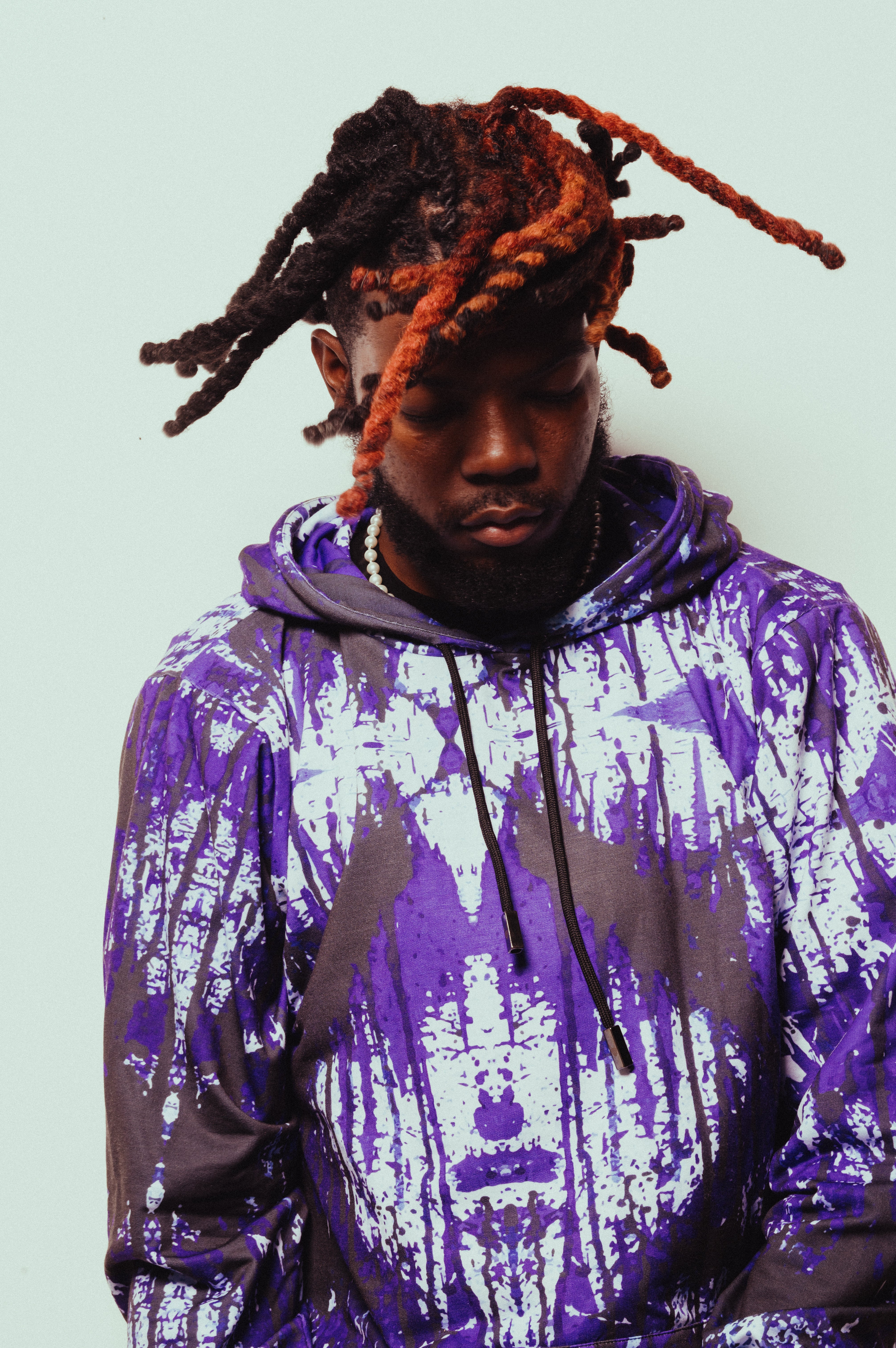 Splattered Painter's Effect Hoodie
